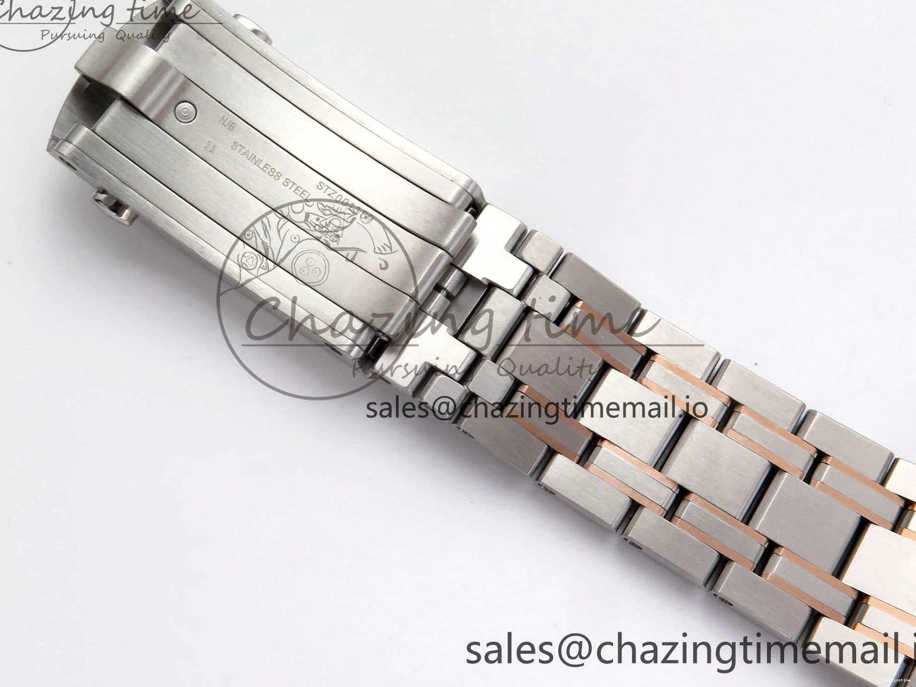 0507 Seamaster 300m Chrono SS YG OMF 1:1 Best Edition Blue Dial on SS YG Bracelet A Popular 7685